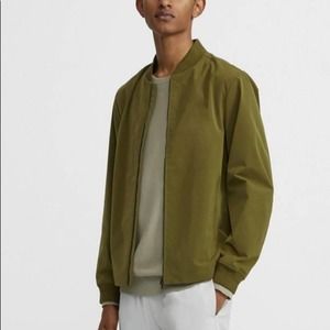 Theory City Bomber Jacket In Tamarind 